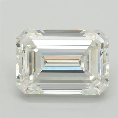 3.30ct E VS1 Rare Carat Ideal Cut Emerald Lab Grown Diamond
