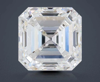 6.07ct F VVS2 Very Good Cut Asscher Lab Grown Diamond