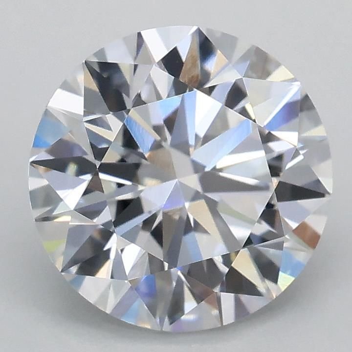 2.09ct D VVS2 Rare Carat Ideal Cut Round Lab Grown Diamond