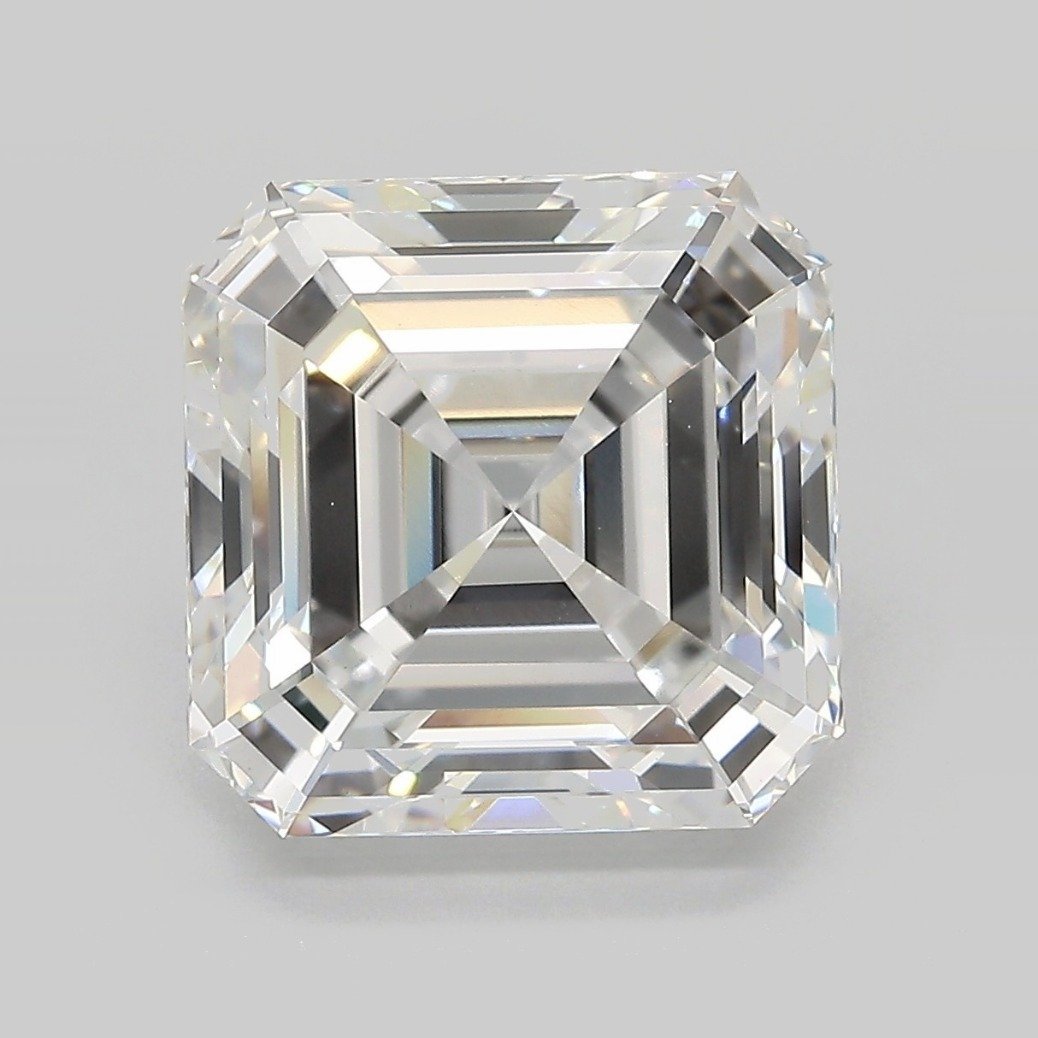 7.06ct E VVS2 Rare Carat Ideal Cut Asscher Lab Grown Diamond