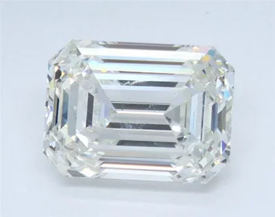 3.01ct I VS2 Rare Carat Ideal Cut Emerald Diamond
