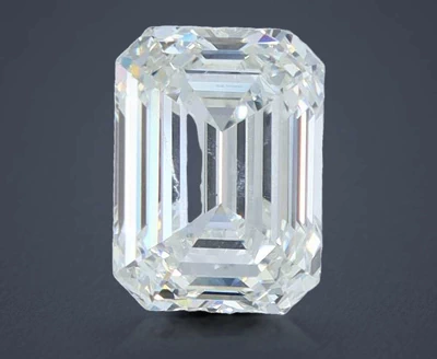 3.01ct I VS2 Rare Carat Ideal Cut Emerald Diamond