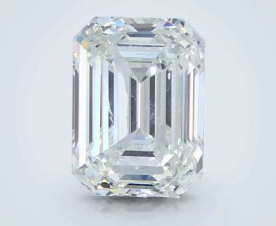 3.01ct I VS2 Rare Carat Ideal Cut Emerald Diamond