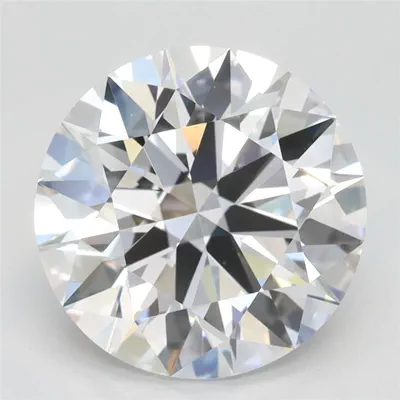 3.28ct D IF Rare Carat Ideal Cut Round Lab Grown Diamond