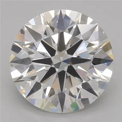 3.09ct F VVS2 Rare Carat Ideal Cut Round Lab Grown Diamond