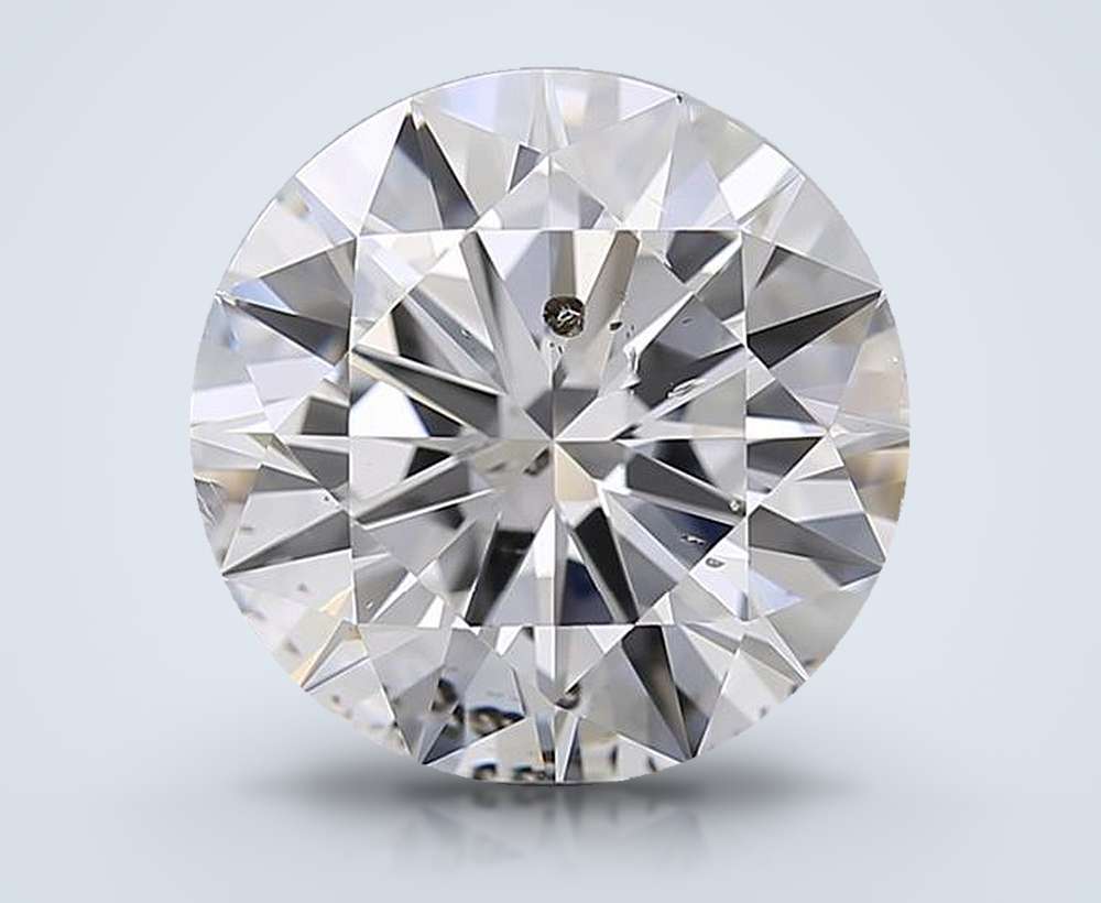3.01ct E SI2 Very Good Cut Round Diamond