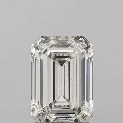 1.58ct H VS2 Rare Carat Ideal Cut Emerald Lab Grown Diamond