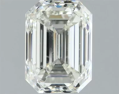 2.02ct J SI2 Very Good Cut Emerald Diamond