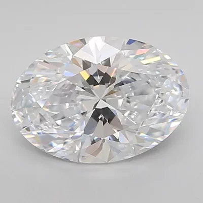 2.01ct E IF Rare Carat Ideal Cut Oval Lab Grown Diamond