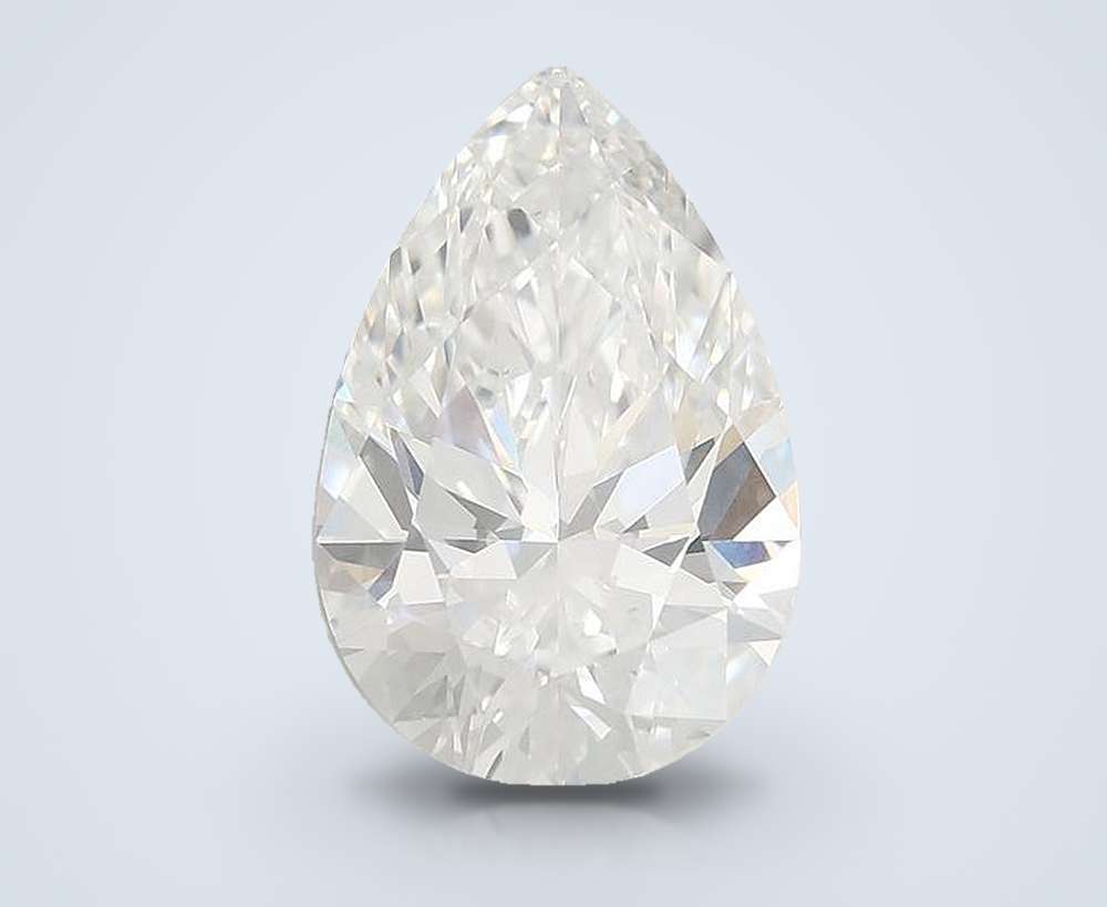 1.73ct F VS1 Rare Carat Ideal Cut Pear Lab Grown Diamond