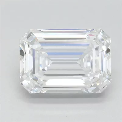 1.58ct F VS1 Rare Carat Ideal Cut Emerald Lab Grown Diamond