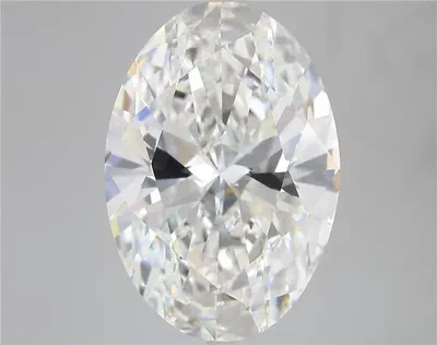 10.48ct F VVS2 Rare Carat Ideal Cut Oval Lab Grown Diamond