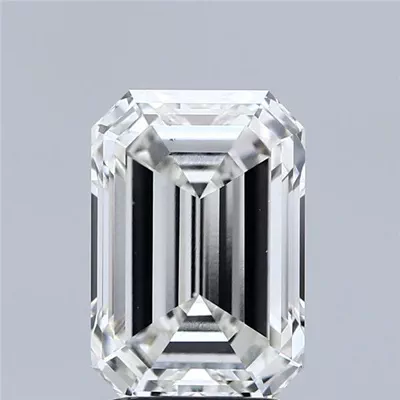 3.01ct H VS2 Excellent Cut Emerald Lab Grown Diamond
