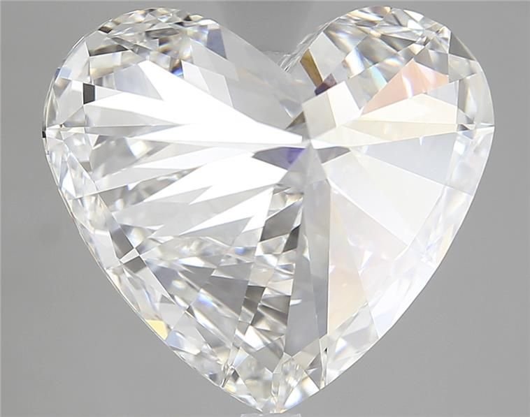 10.11ct F VVS2 Rare Carat Ideal Cut Heart Lab Grown Diamond