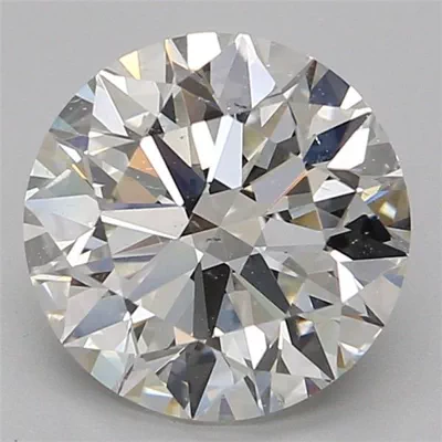 3.25ct J SI1 Rare Carat Ideal Cut Round Diamond