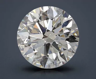 3.25ct J SI1 Rare Carat Ideal Cut Round Diamond