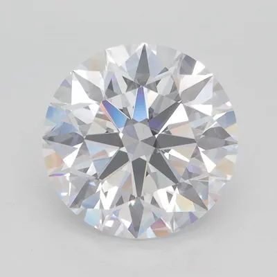 4.29ct D VVS2 Rare Carat Ideal Cut Round Lab Grown Diamond