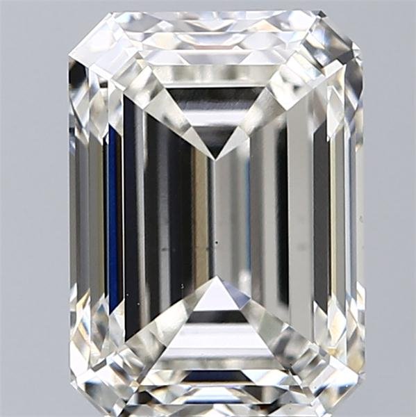 4.70ct H VS2 Excellent Cut Emerald Lab Grown Diamond