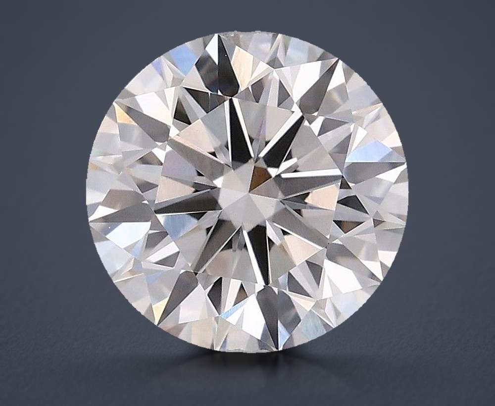 1.57ct I VVS2 Rare Carat Ideal Cut Round Lab Grown Diamond