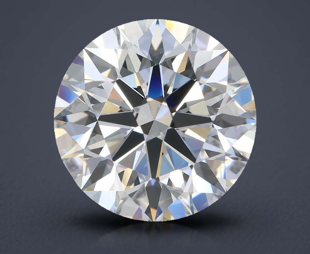 4.19ct G VVS2 Rare Carat Ideal Cut Round Lab Grown Diamond