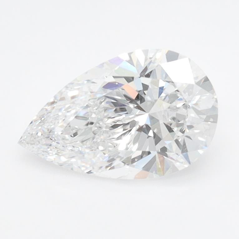 1.09ct D VVS1 Rare Carat Ideal Cut Pear Lab Grown Diamond