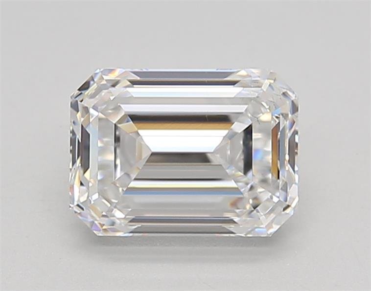 1.52ct D VS2 Excellent Cut Emerald Lab Grown Diamond