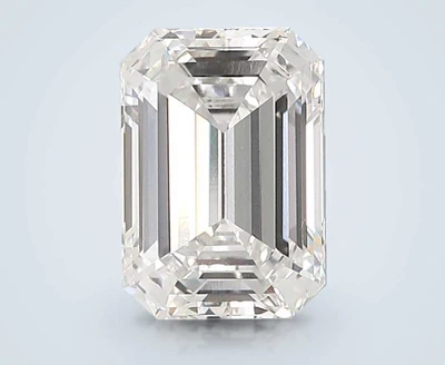 4.08ct F VS1 Rare Carat Ideal Cut Emerald Lab Grown Diamond