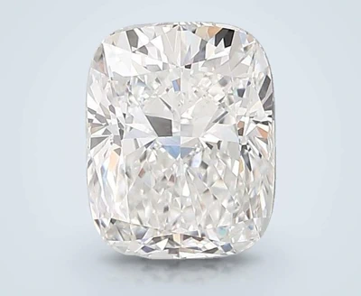 3.07ct F VVS2 Rare Carat Ideal Cut Cushion Lab Grown Diamond