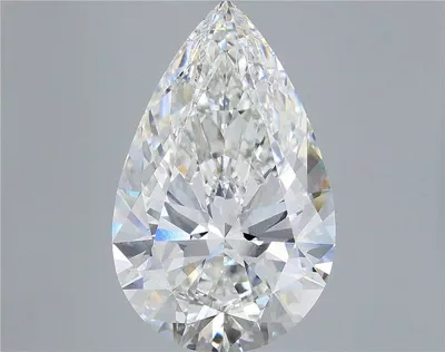12.07ct F VVS2 Rare Carat Ideal Cut Pear Lab Grown Diamond