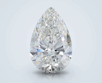12.07ct F VVS2 Rare Carat Ideal Cut Pear Lab Grown Diamond