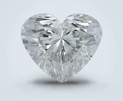 1.00ct K SI2 Rare Carat Ideal Cut Heart Diamond