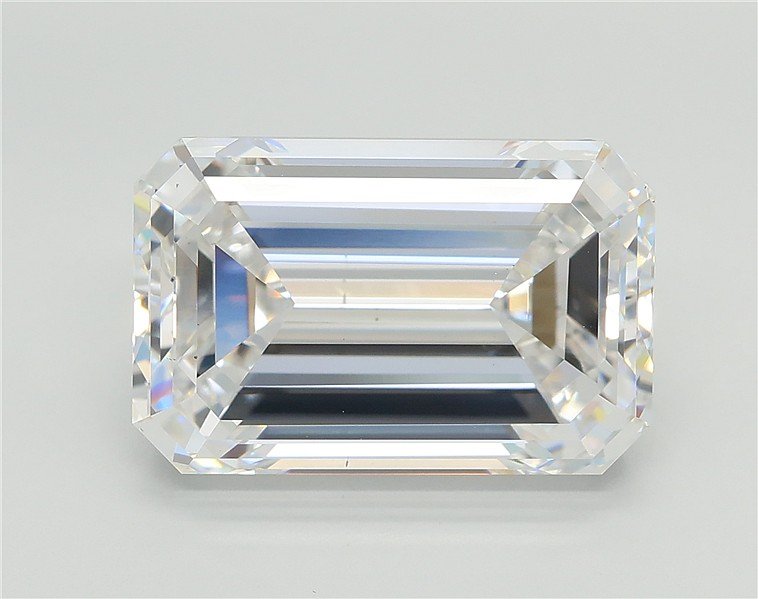 8.02ct D VS2 Excellent Cut Emerald Lab Grown Diamond