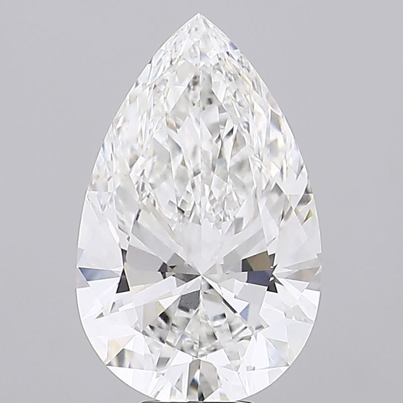 10.53ct F VVS2 Rare Carat Ideal Cut Pear Lab Grown Diamond