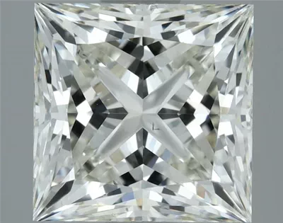 2.02ct I SI1 Rare Carat Ideal Cut Princess Diamond
