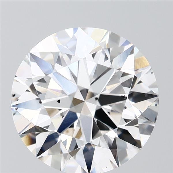 2.02ct F SI1 Rare Carat Ideal Cut Round Lab Grown Diamond