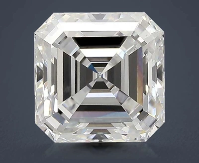 3.09ct E VS1 Excellent Cut Asscher Lab Grown Diamond