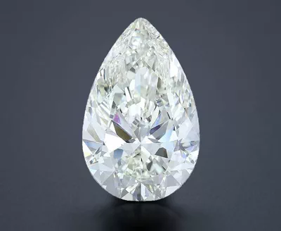 5.01ct J VS1 Rare Carat Ideal Cut Pear Diamond