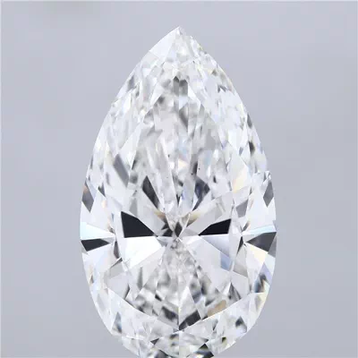 20.00ct F VS1 Rare Carat Ideal Cut Pear Lab Grown Diamond
