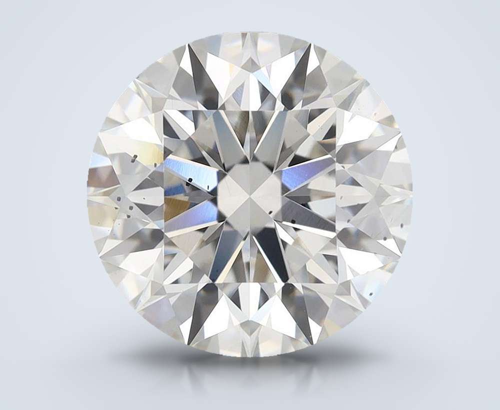 6.52ct G SI1 Rare Carat Ideal Cut Round Lab Grown Diamond