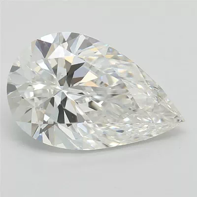 1.54ct F VS1 Rare Carat Ideal Cut Pear Lab Grown Diamond