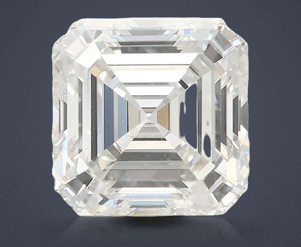 4.04ct G VVS2 Rare Carat Ideal Cut Asscher Lab Grown Diamond