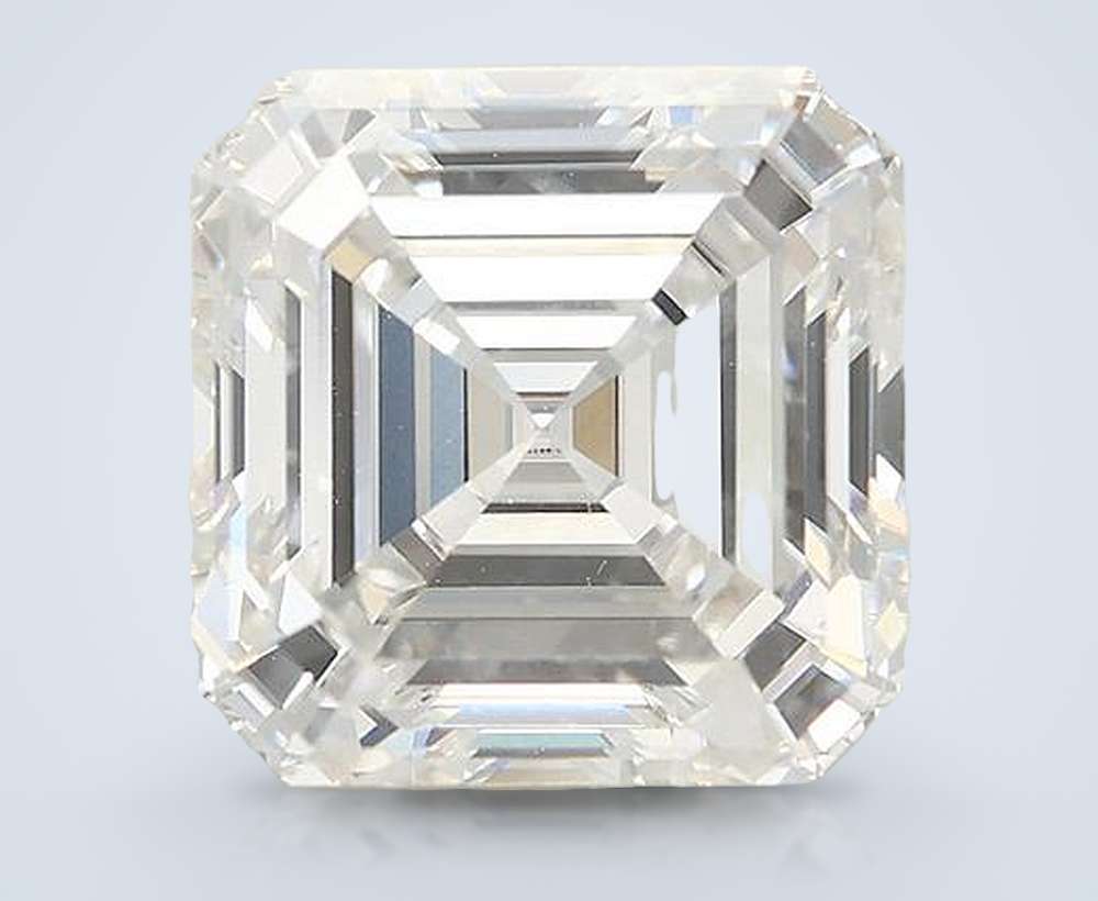 4.04ct G VVS2 Rare Carat Ideal Cut Asscher Lab Grown Diamond