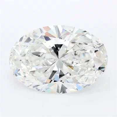 8.06ct F VVS2 Rare Carat Ideal Cut Oval Lab Grown Diamond