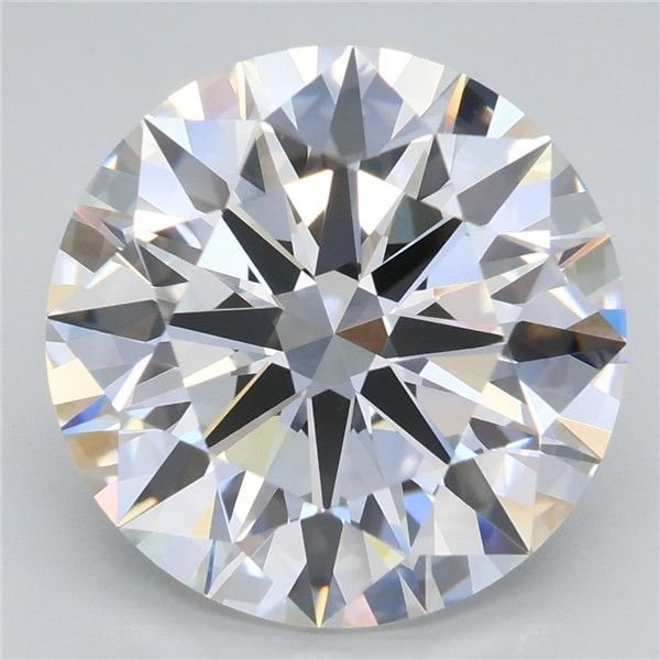 5.05ct F VVS2 Rare Carat Ideal Cut Round Lab Grown Diamond