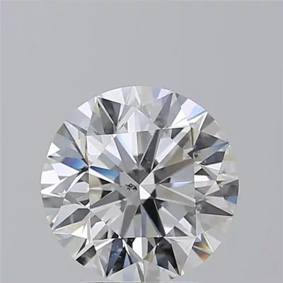 3.01ct E SI2 Rare Carat Ideal Cut Round Diamond