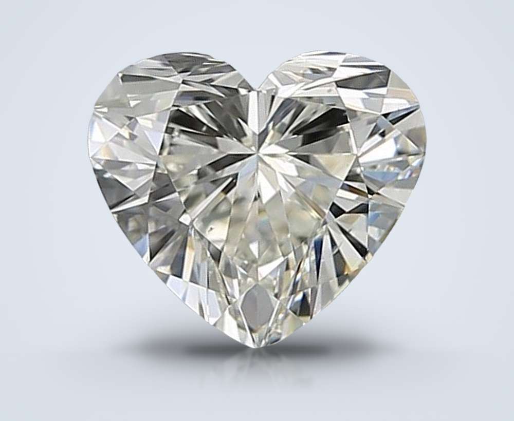 1.01ct K SI1 Rare Carat Ideal Cut Heart Diamond