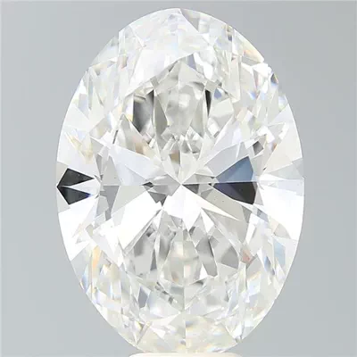 10.49ct F VS1 Rare Carat Ideal Cut Oval Lab Grown Diamond