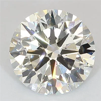 3.01ct J VS2 Excellent Cut Round Lab Grown Diamond