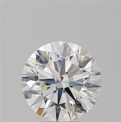5.01ct J SI1 Rare Carat Ideal Cut Round Diamond