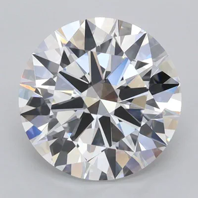 2.51ct D VVS1 Excellent Cut Round Lab Grown Diamond